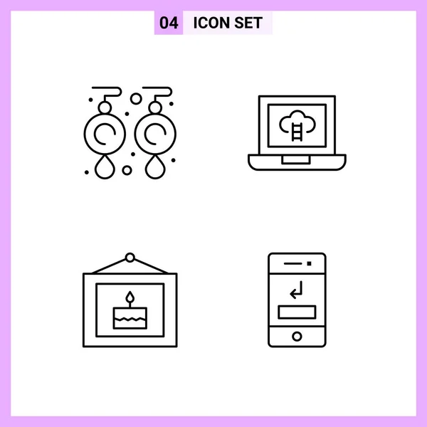 Set de 25 iconos de negocio universales Vector — Vector de stock