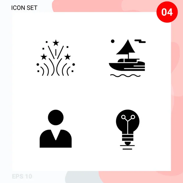 Conjunto Iconos Creativos Universales Simplemente Vector Ilustraciones Para Aplicaciones Web — Vector de stock