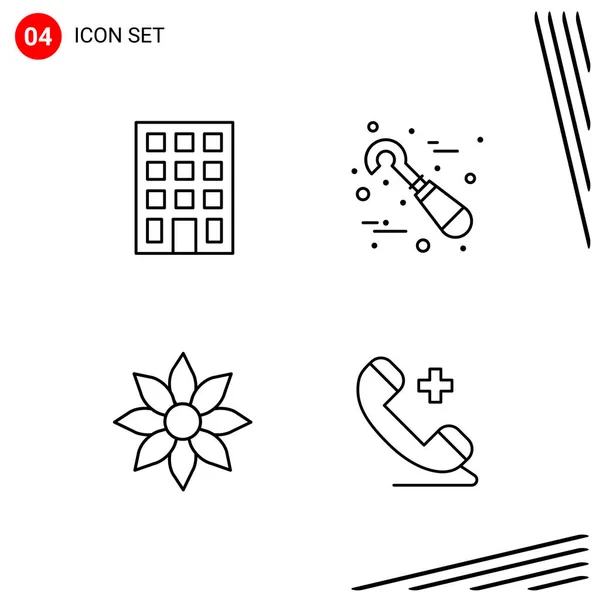 Set de 25 iconos de negocio universales Vector — Vector de stock