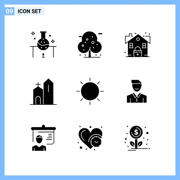 Conjunto Iconos Creativos Universales Simplemente Vector Ilustraciones Para Aplicaciones Web — Vector de stock