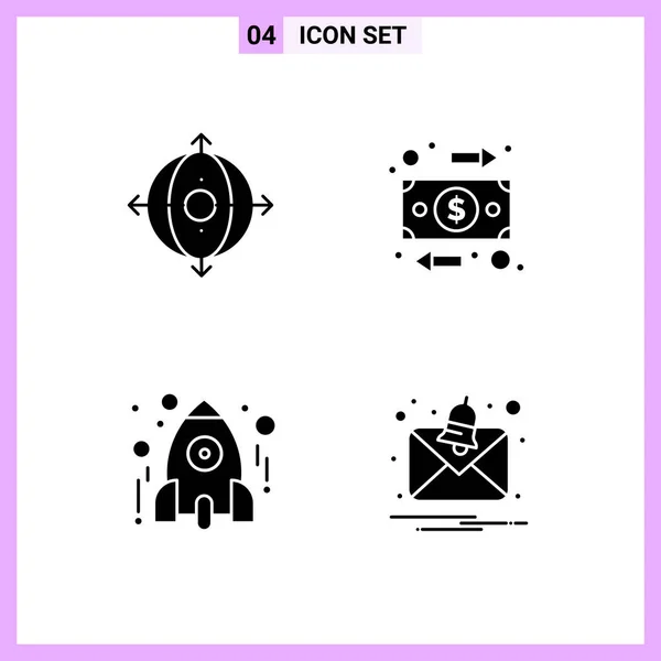 Conjunto Iconos Creativos Universales Simplemente Vector Ilustraciones Para Aplicaciones Web — Vector de stock