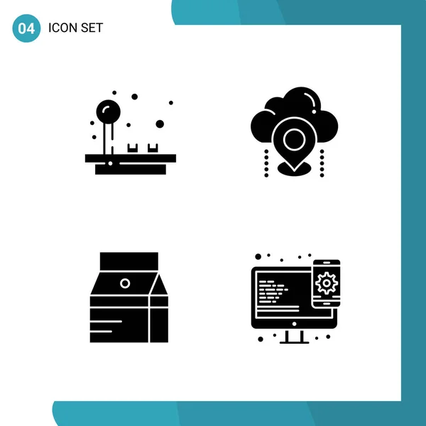 Set Universal Creative Icons Simply Vector Illustrations Web Mobile Apps — Stock Vector