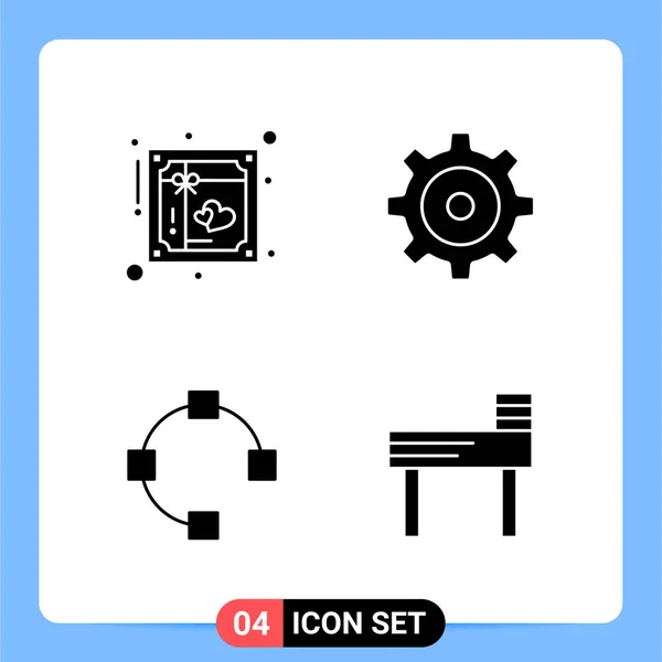 Conjunto Iconos Creativos Universales Simplemente Vector Ilustraciones Para Aplicaciones Web — Archivo Imágenes Vectoriales