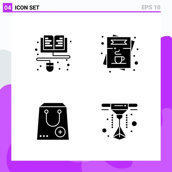 Conjunto Iconos Creativos Universales Simplemente Vector Ilustraciones Para Aplicaciones Web — Vector de stock