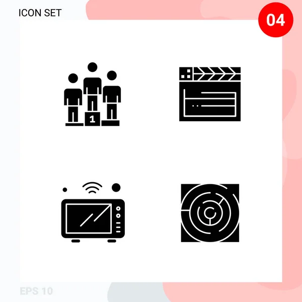 Set of 25 Universal Business Icons Vector — Stockový vektor