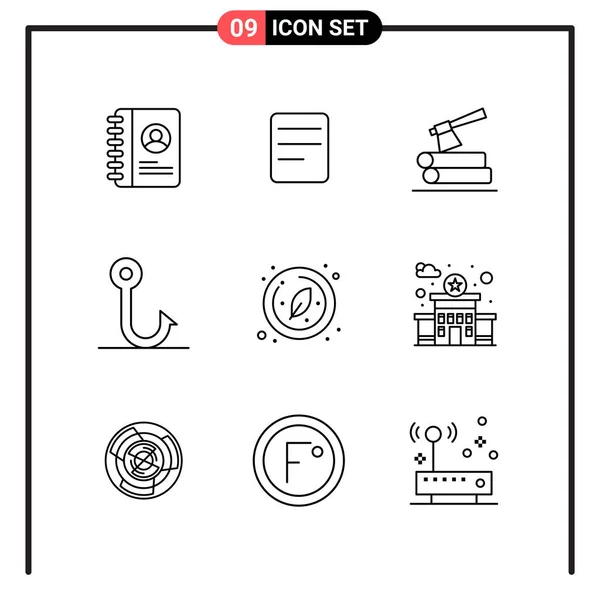 Set Universal Creative Icons Simply Vector Illustrations Web Mobile Apps — Stock Vector