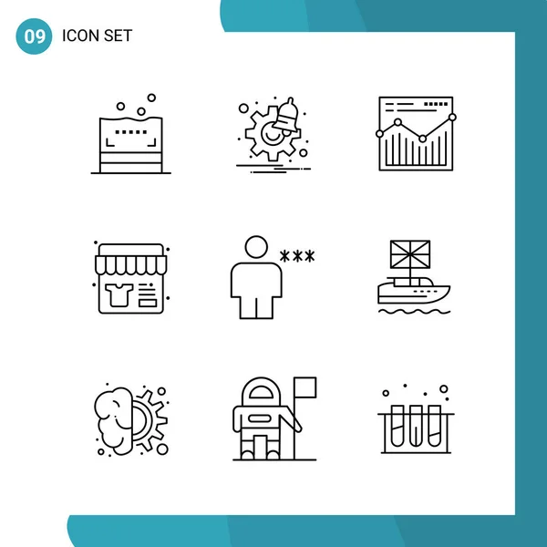 Set Universal Creative Icons Simply Vector Illustrations Web Mobile Apps — Stock Vector