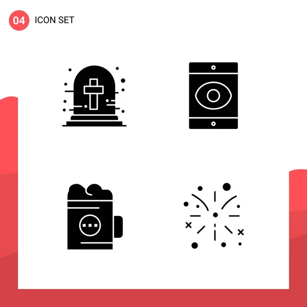 Conjunto Iconos Creativos Universales Simplemente Vector Ilustraciones Para Aplicaciones Web — Vector de stock