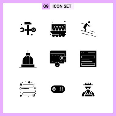 Evrensel yaratıcı simgeler kümesi, web ve mobil uygulamalar ve projeler için basit vektör illüstrasyonları 