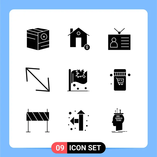 Conjunto Iconos Creativos Universales Simplemente Vector Ilustraciones Para Aplicaciones Web — Vector de stock