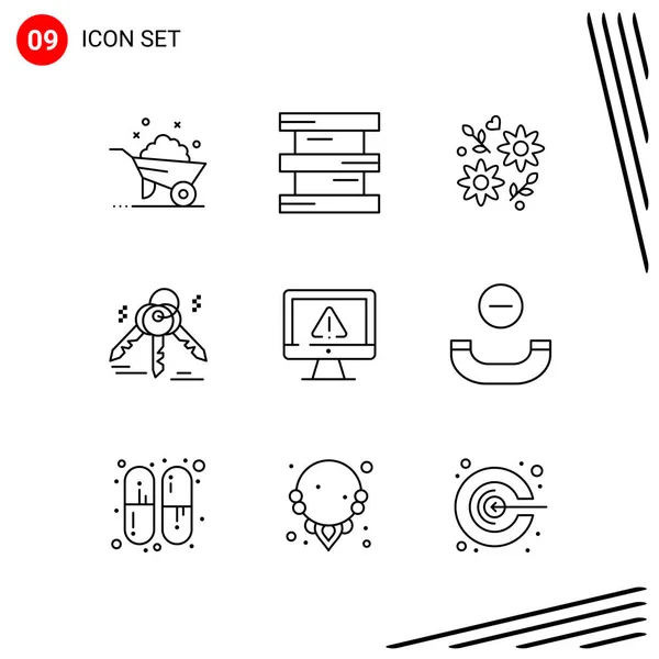 Set of 25 Universal Business Icons Vector — Stock Vector