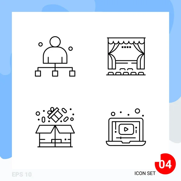 Set of 25 Universal Business Icons Vector — Stockový vektor