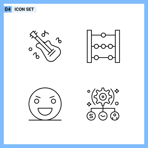 Set of 25 Universal Business Icons Vector — Stock Vector