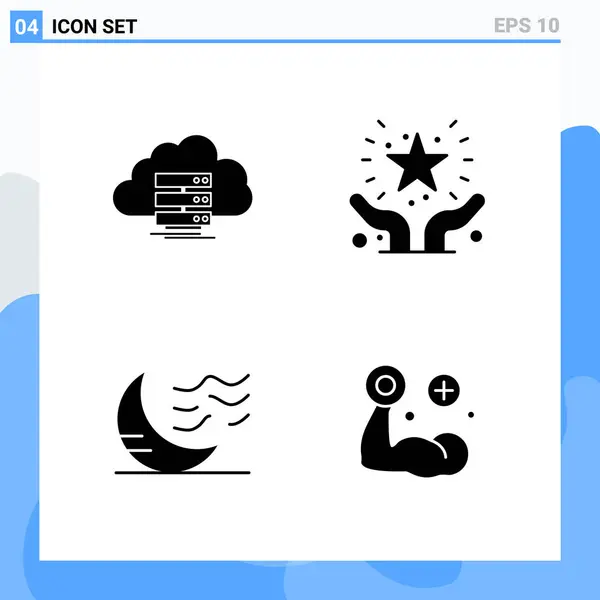 Set Universal Creative Icons Simply Vector Illustrations Web Mobile Apps — Stock Vector