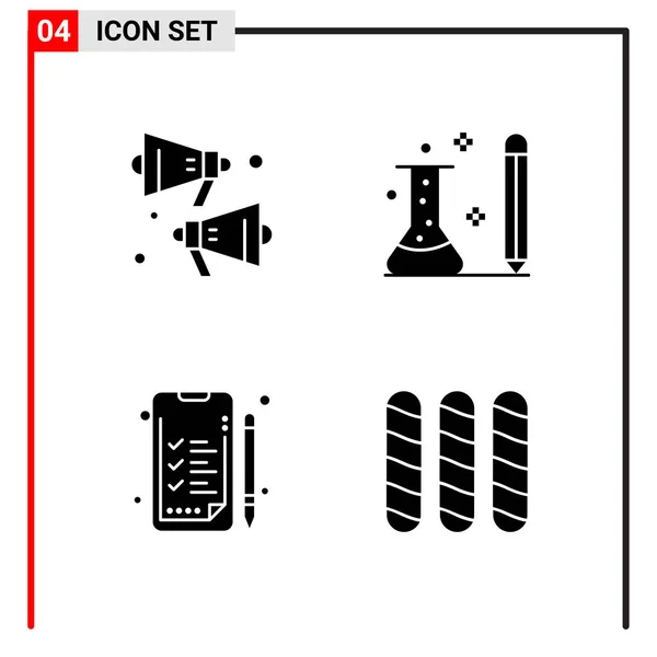 Ensemble Icônes Créatives Universelles Simplement Vectorielles Illustrations Pour Applications Projets — Image vectorielle