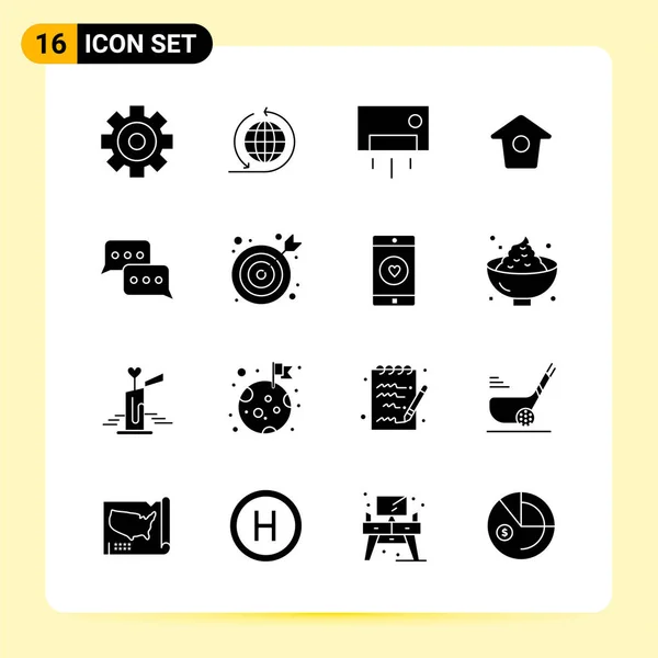 Conjunto Iconos Creativos Universales Simplemente Vector Ilustraciones Para Aplicaciones Web — Vector de stock