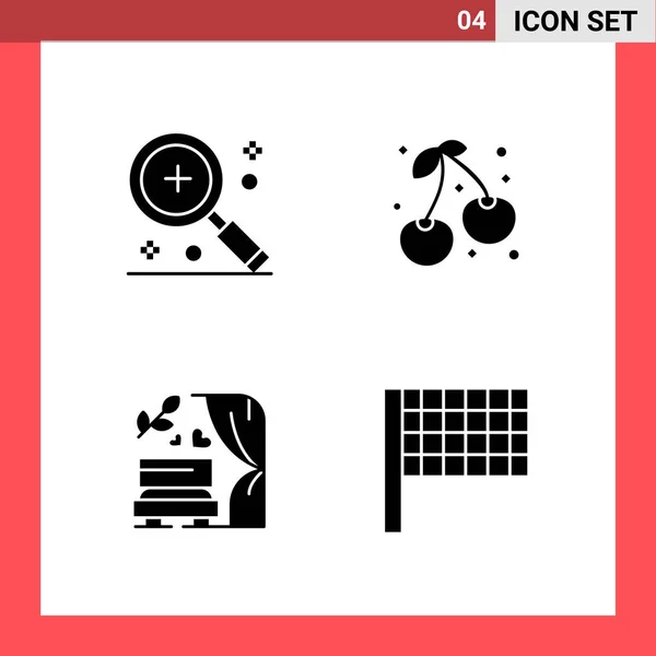 Conjunto Iconos Creativos Universales Simplemente Vector Ilustraciones Para Aplicaciones Web — Archivo Imágenes Vectoriales