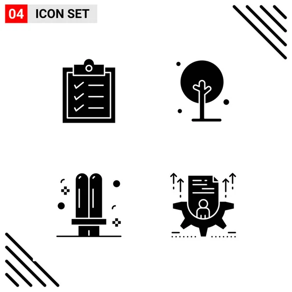 Conjunto Iconos Creativos Universales Simplemente Vector Ilustraciones Para Aplicaciones Web — Vector de stock