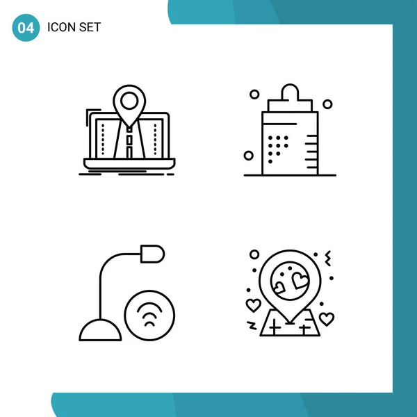 Set de 25 iconos de negocio universales Vector — Vector de stock