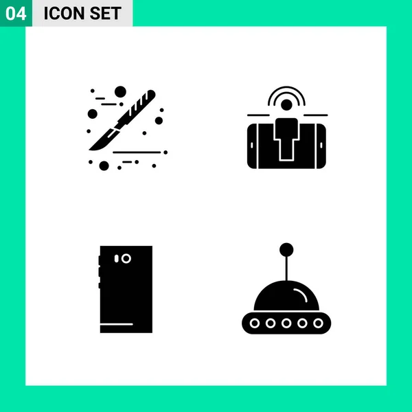 Set Universal Creative Icons Simply Vector Illustrations Web Mobile Apps — Stock Vector