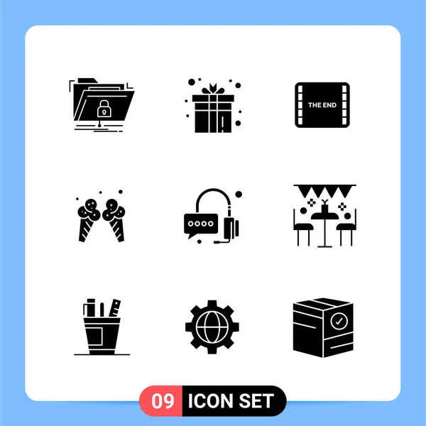 Set Universal Creative Icons Simply Vector Illustrations Web Mobile Apps — Stock Vector