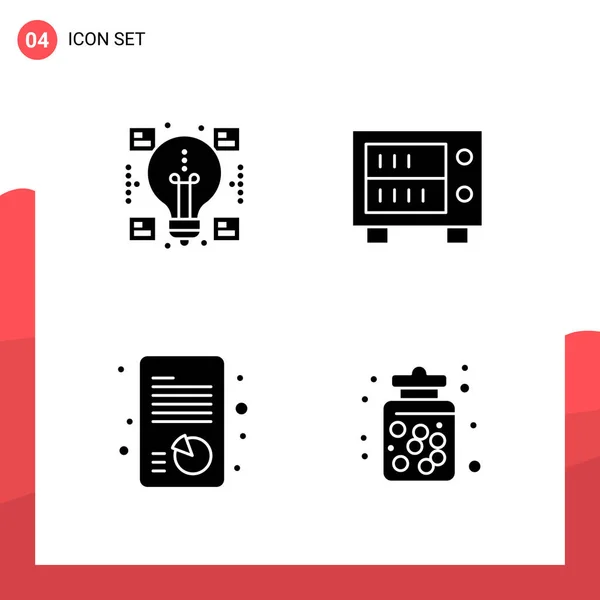 Set Universal Creative Icons Simply Vector Illustrations Web Mobile Apps — Stock Vector