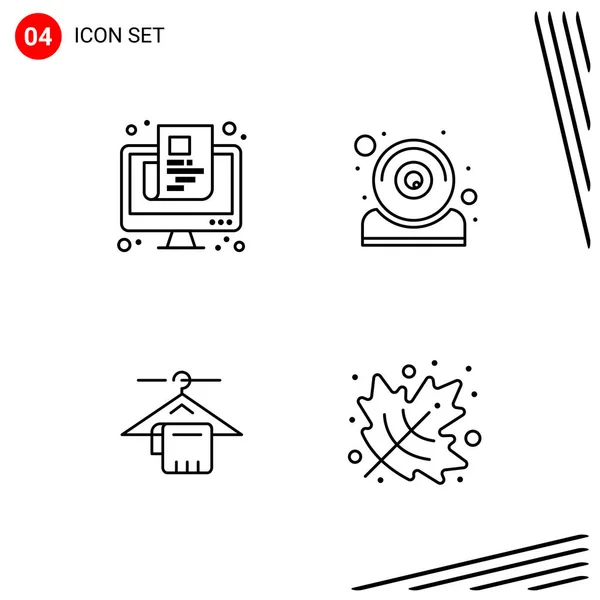 Set de 25 iconos de negocio universales Vector — Vector de stock