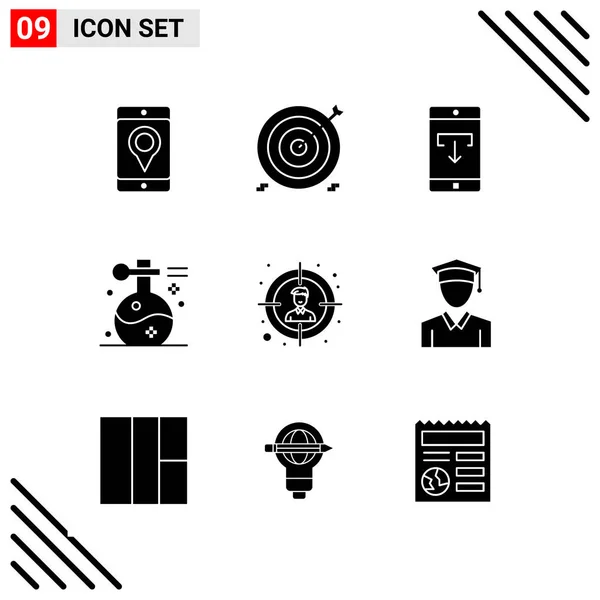 Set de 25 iconos de negocio universales Vector — Vector de stock