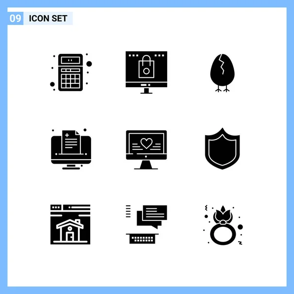 Set Universal Creative Icons Simply Vector Illustrations Web Mobile Apps — Stock Vector