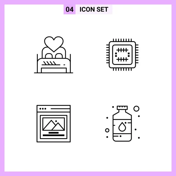 Set of 25 Universal Business Icons Vector — Stockový vektor