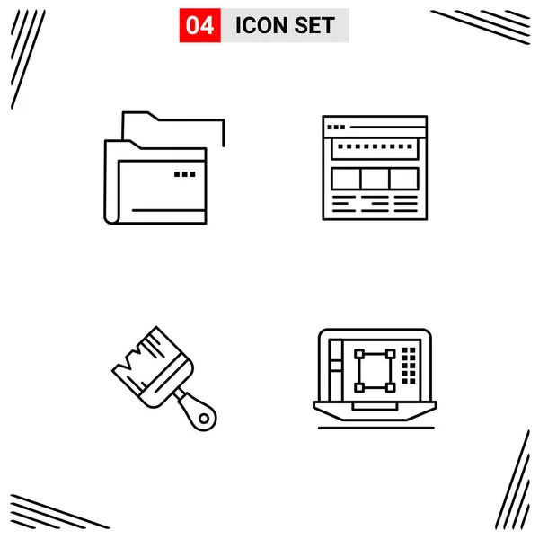 Set of 16 Universal Icons Business Vector — Stock Vector