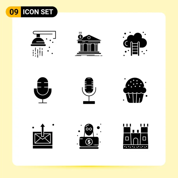 Set Universal Creative Icons Simply Vector Illustrations Web Mobile Apps — Stock Vector