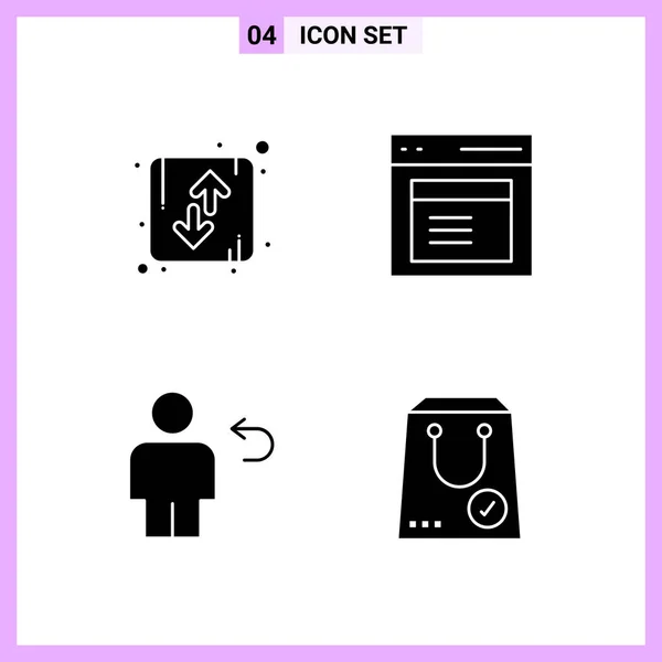 Set de 25 iconos de negocio universales Vector — Vector de stock