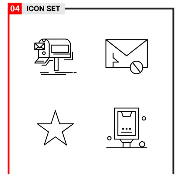 Set de 25 iconos de negocio universales Vector — Vector de stock