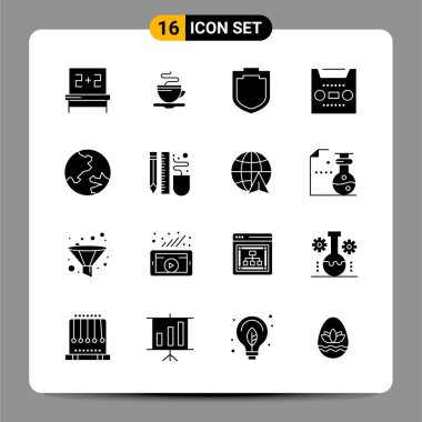 Evrensel yaratıcı simgeler kümesi, web ve mobil uygulamalar ve projeler için basit vektör illüstrasyonları 