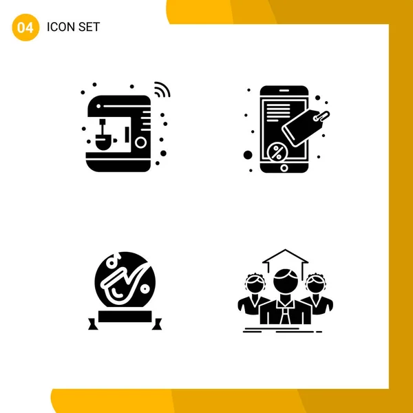 Set Universal Creative Icons Vector Illustration — Stock Vector