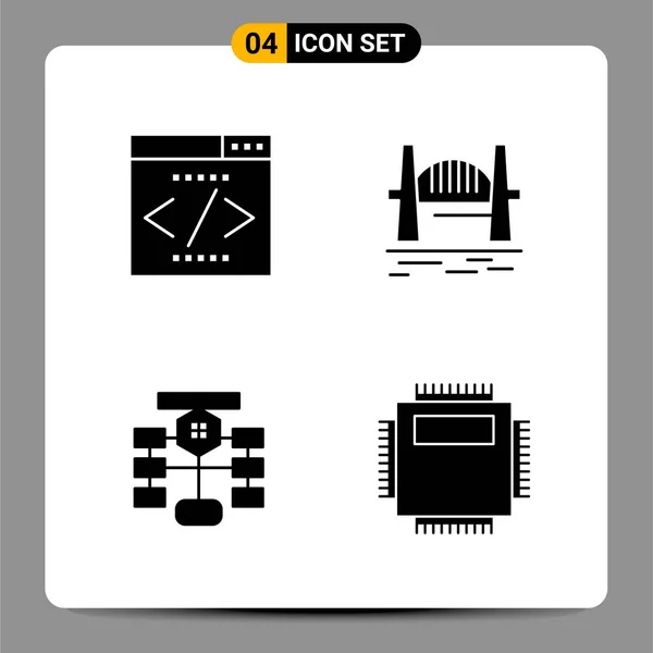 Set Dari Ikon Kreatif Universal Cukup Ilustrasi Vektor Untuk Aplikasi - Stok Vektor