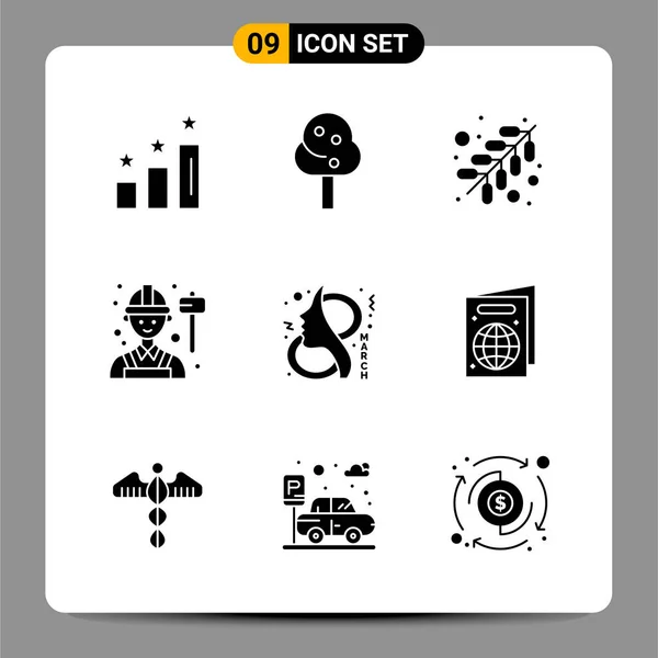 Conjunto Iconos Creativos Universales Simplemente Vector Ilustraciones Para Aplicaciones Web — Vector de stock