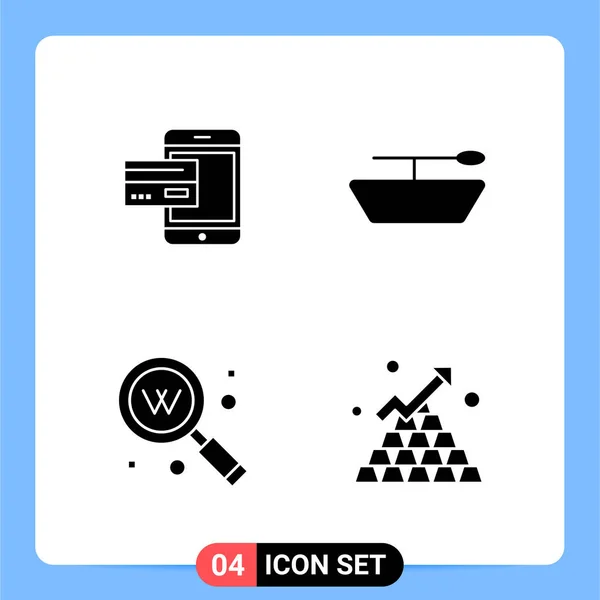 Set of 25 Universal Business Icons Vector — Stock Vector