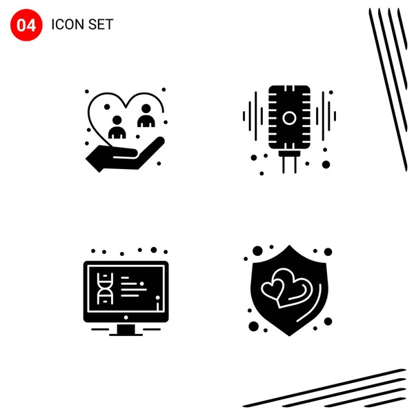 Set Universal Creative Icons Simply Vector Illustrations Web Mobile Apps — Stock Vector