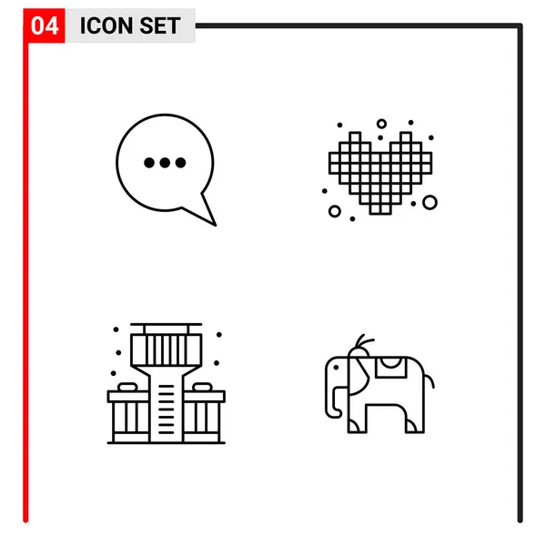 Set of 25 Universal Business Icons Vector — Stock Vector