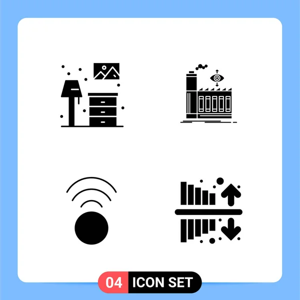 Conjunto Iconos Creativos Universales Simplemente Vector Ilustraciones Para Aplicaciones Web — Vector de stock