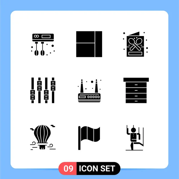 Conjunto Iconos Creativos Universales Simplemente Vector Ilustraciones Para Aplicaciones Web — Archivo Imágenes Vectoriales