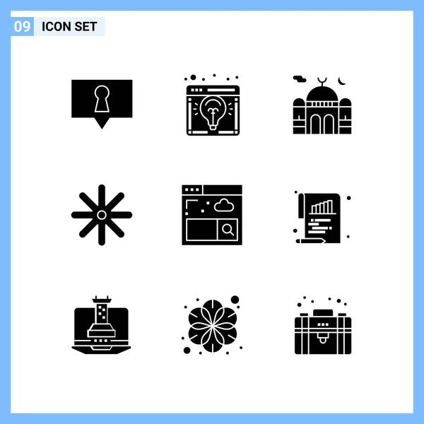 Set Universal Creative Icons Simply Vector Illustrations Web Mobile Apps — Stock Vector