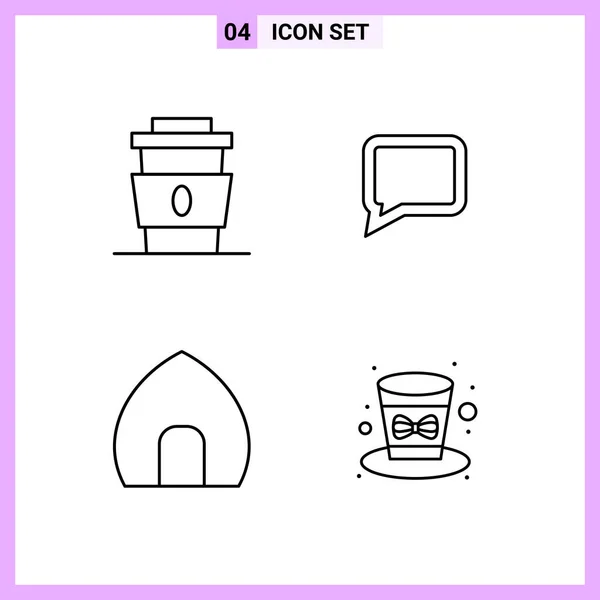 Set de 25 iconos de negocio universales Vector — Vector de stock