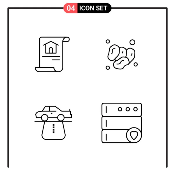 Set of 25 Universal Business Icons Vector — Stockový vektor