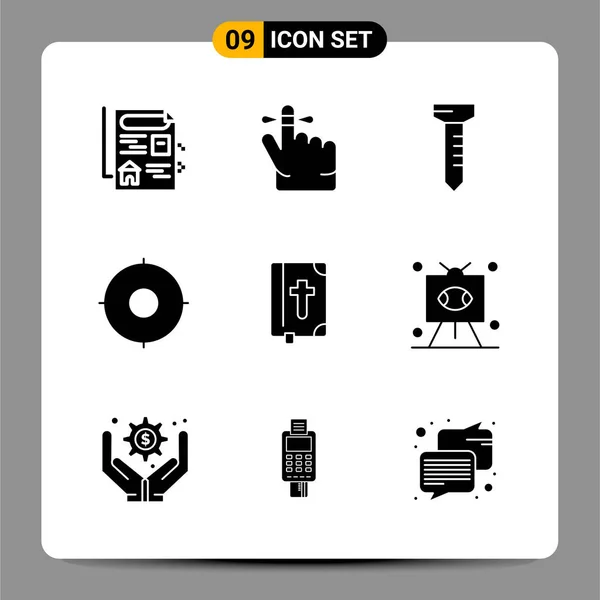 Conjunto Iconos Creativos Universales Simplemente Vector Ilustraciones Para Aplicaciones Web — Archivo Imágenes Vectoriales