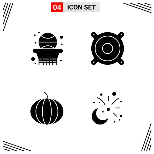 Conjunto Iconos Creativos Universales Simplemente Vector Ilustraciones Para Aplicaciones Web — Vector de stock