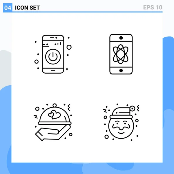 Set de 25 iconos de negocio universales Vector — Vector de stock