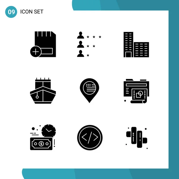 Set Universal Creative Icons Simply Vector Illustrations Web Mobile Apps — Stock Vector